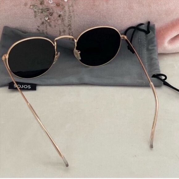 Small Round Polarized Sunglasses for Women Classic Vintage Retro Shades UV400 main image 12
